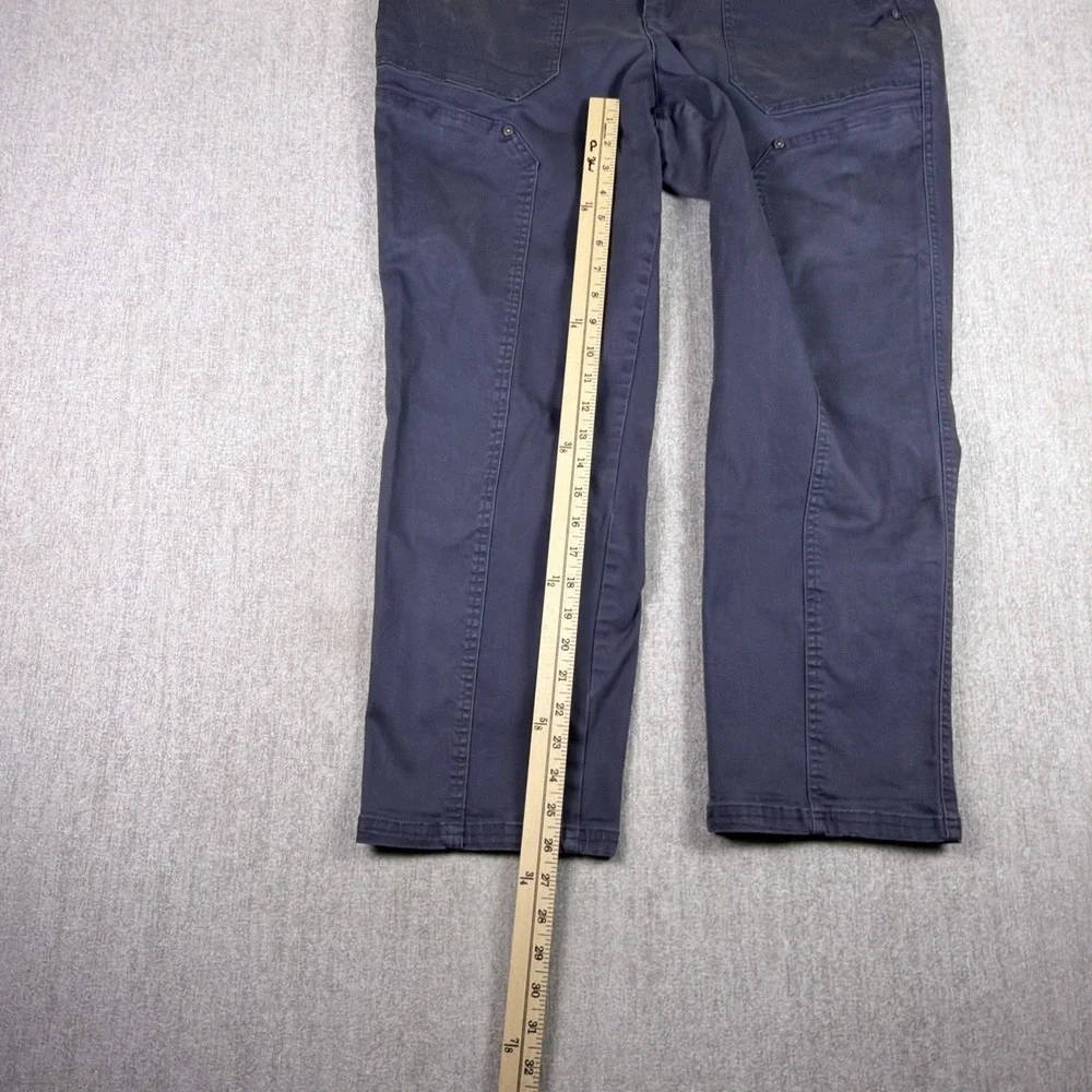 Democracy Pants Women Size 16W Gray Ab Solution Straight Utility Double Knee